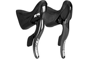 PUUPAA 1 paio di leve del cambio per bici, 2 x 7/2 x 8/2 x 9/2 x 10/2 x 11 velocità, set di leve del freno sinistro e destro, kit per mountain bike, bici da città e bici da corsa (R5)