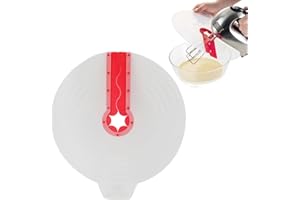 MOKERNALI Tapa Antisalpicaduras Batidora, Cubierta Antisalpicaduras de Silicona para Batidora, 31 cm, Protector contra Salpicaduras para Tazón de Mezcla, para Protección y Evitar Derrames Utensilios de Cocina