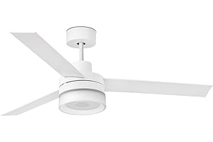 Faro Barcelona 33460 Ventilateur pour plafond et haut-parleur, Blanc