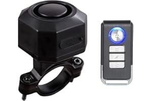 Mengshen Allarme Bici Ricaricabile Con Telecomando Sensore Di Movimento Sirena Antifurto Wireless 110 dB Impermeabile Adatto Per Veicolo Bicicletta Moto Scooter