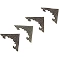 Protecteurs D'angle Pour Enceintes / Meubles - 4 Pièces Noir En Polypropylène - Fixation Par Vis (non Fournies) - Dimensions 34x34x32mm