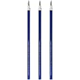 Legami - Refill for Erasable Gel Pen, Set of 3, Height 13 cm, Blue Thermosensitive Ink, 0.7 mm Tip
