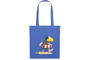 Spreadshirt Der kleine Rabe Socke mit Schwimmreifen Stoffbeutel