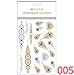 CrazyGadget® Metallic Temporary Tattoos Silver Gold Black Colour Flash Body Jewellery Necklace Bracelets Sticker Sheet (Design 005)