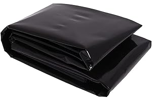 YIDELCHON Teichfolie 10x12m 15x15m 1x2m 3x9m 5x6m 7x8m Teichfolien Fischteichemembran Stärke 0.12 Mm Faltbar HDPE Poolfolie Abdichtungsfolie Für Kleine Teiche, Fischteiche, Gartenbrunnen(Size:8x10m/26x33ft)