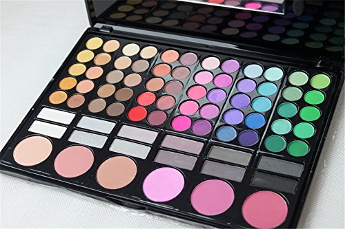 FantasyDay® Professionelle 78 Farben Lidschatten Palette Makeup Kit mit Lipgloss Concealer und Rouge #2 – Ideal für Sowohl den Professionellen als auch Persönlichen Gebrauch - 3