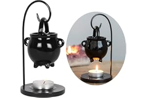 RAJX Hanging Cauldron Wax Melt Burners, Mothers Day Essential Oils and Fragrance Scented Melter, Aromatherapy Mum Ornaments for Home Decor, Living Room