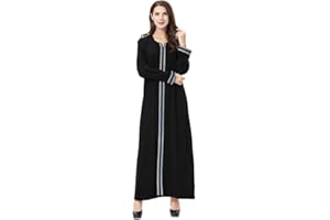 Meijunter Vestido de Mujer Musulmana - Traje Árabe Dubai Abaya Ropa Islámica Kaftan