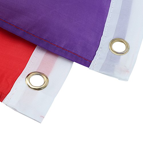 Merssavo Regenbogenfahne Fahne Flagge Flag Rainbow Regenbogen Gay Flagge 90cm x 150cm - 4