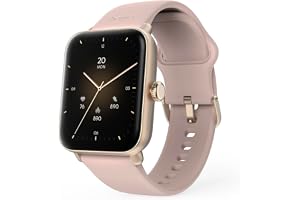 Hama Inbyggd 6010 tum GPS-smartklocka (sportklocka, 1,65 tum TFT-skärm, samtalsfunktion, Siri/Google röststyrning, IP68/3 ATM vattentät