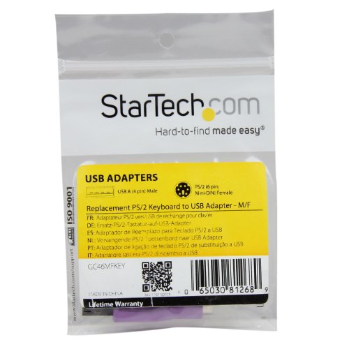 StarTech.com PS/2 Tastatur auf USB Adapter – PS-2 / USB Adapter- Buchse / Stecker (passiv) - 3