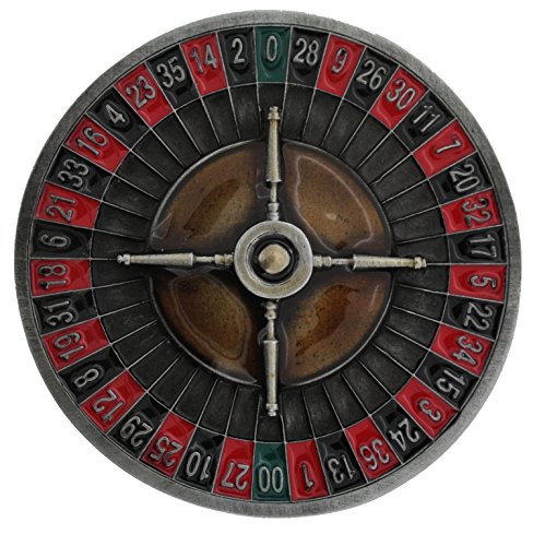 Preisvergleich Produktbild Roulette Wheel Gürtelschnalle in einer meiner Präsentationsschachteln.