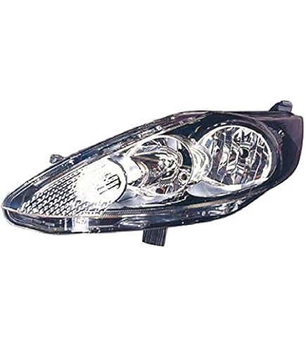 Faro Proiettore Anteriore Sinistro Per Fiesta 2008-2013 – Parabola Nera Con Motorino Elettrico, Ricambio Aftermarket 1734615