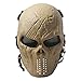 Produktbild ADOO Ghost Skull Airsoft Paintball Maske militärischen Schutz voller Halloween Kostüm