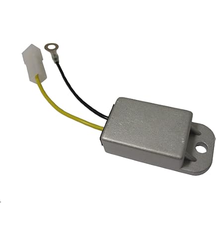 Sourcingmap Spannungsregler Gleichrichter Für Suzuki AX-100 – 2 Pins, Schwarz, Mit Kühlkörper