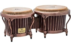 Tycoon Percussion MTBHC-ACT1 Master Hand Crafted Pinstripe Series 7" & 8½" Bongos