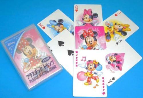 Disney Minnie Mouse plastic playing cards (japan import)