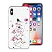 Produktbild CE-Link iPhone X Hülle Weiche Silikon Transparent Handyhülle Durchsichtig Schutzhülle Rotierendem Ring Ultra Dünn Slim Backcover mit Fingerhalterung Ständer Silicone TPU Bumper Crystal Kirstall Klar Clear Handy Tasche Schale Etui Weich Handytasche Kreative Motiv Muster für Apple iPhone X / iPhone 10 5.8 Zoll 2017 Case Cover - Einhorn