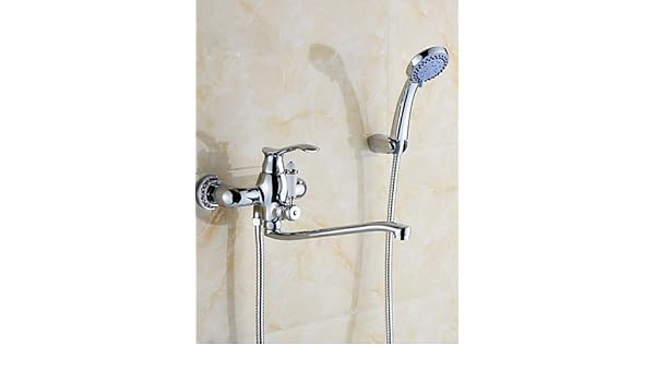 Dahuuyus Modern Taps Mixer Kitchen Sink Taps Widespread Waterfall
