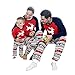 Produktbild Weihnachten Set Kinder Pullover Familie Pyjamas Nachtwäsche Outfits Set Schlafanzug Homewear für Eltern Jungen Mädchen Spielanzug Unisex Home Kleidung Set ABsoar Familienanzug Pyjamas