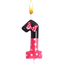 Geburtstagskerze Zahl 2 – Cake Topper Für Kindergeburtstag | Aus Paraffinwachs, Ca. 10 Cm | Für Kuchen & Deko