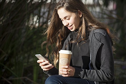 2er Set wiederverschließbarer Kork- und Kaffee- Becher to go; ideal für Unterwegs und Arbeiten. 500 ml, Antibakteriell, Rutschsicher, Kaffe und Teebecher. - 7