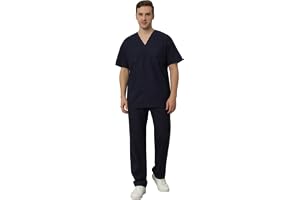 Styleville.in Men's Scrub Suit - Ideal For Doctors, Nurses, Dentists And Healthcare Professionals