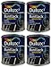 Produktbild 4 x 250ml Dulux Buntlack Glänzend für innen und außen 1 Liter Farbton Wählbar, Farbe:Schwarz Ral 9005
