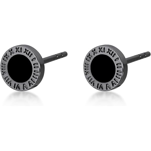 Orecchini Pendenti Donna In Acciaio Inox E Ceramica Nera Con Zirconi Bianchi – Amello, Eleganti E Moderni, Ideali Come Regalo