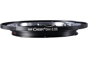 K&F CONCEPT® OM-EOS Objektivadapter,Objektiv Adapter Canon,Objektiv Adapterring für Olympus OM Objektive auf Canon EOS Kamera Canon EOS 1D 1DS Mark II 7D 40D 70D Digital Rebel T2i T3 T3i T4i T5i SL1