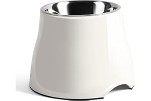 yoken Elevated Dog Bowls,[Prevention of Vertebrae Disease][Super Non-Slip]Dog Bowl with Stainless Steel Bowl,High Capacity Dog Food Bowls,Colorful Raised Dog Bowls for Medium Dogs