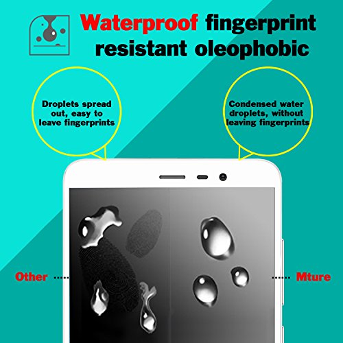 Xiaomi Redmi Note 3 Schutzfolie, Mture Schutzglas für Xiaomi Redmi Hongmi Note 3 Screen Protector Film Ultra Klar Transparent Panzerglas Stressfreie, Blasenfreie Installation, Anti-Fingerabdruck mit Härtegrad 9H Tempered Glass Hartglas Displayschutzfolie (HD Clear) – 2-pack - 8