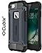 Cubix® Shock Proof Case For Apple iPhone 7 Tough Armor Tech Series Back Cover case With Premium Carbon Fiber Texture 4 Side Air Cushion Extra Soft Buttons - Navy Blue RS.650.00