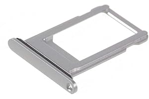 jbTec SIM-Tray Karten-Halter kompatibel mit Apple iPhone 8 - Single Slot Schlitten Rahmen Simkarte Holder, Farbe:Silber