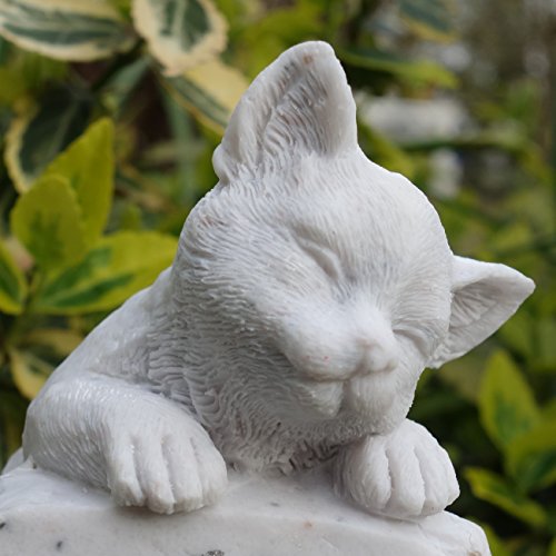 Kleiner Tiergedenkstein Katze Ich vermisse Dich. Höhe 11cm. 1 Stück - 2