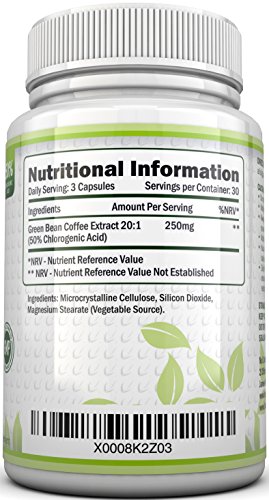 Green Coffee Bean Extract 90 Capsules by Nu U Nutrition - Image 4