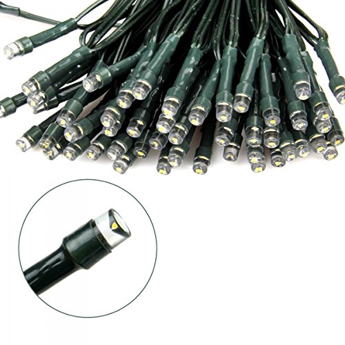 Esky 55ft 17M 100er LED Solar Lichterkette für Garten, Outdoor, Weihnachten, Party, Hochzeit, Warmweiß Lichtfarbe - 6