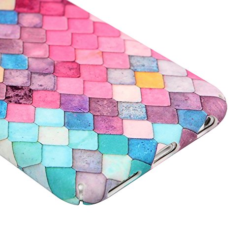 iPhone 6 6s Funda R  gida Pl  stico PC Case 4 7  - Mavis s Diary Funda para m  vil Carcasa Resistente a los Ara  azos Dise  o de cuadr  cula de colores