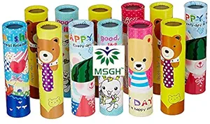 MSGH Birthday Party Return Gifts Fun Magic Kaleidoscopes - Children Educational Science Toy (Pack of 6)
