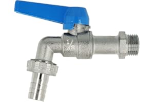 AQUAE T3078155 Rubinetto a Sfera con Portagomma 1/2 ", Grigio