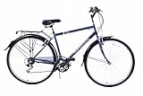 PROFESSIONAL REGENT 700C WHEEL UPRIGHT POSITION MENS 18 SPEED HYBRID CITY BIKE GREY 23