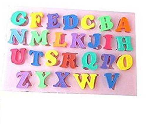 Europe Silicone Mold Maker Silikonform für Heimwerker mit Abdrücken der Buchstaben des Alphabets. Geeignet für die Herstellung von Gegenständen aus Seife, Gips, Harz, Eis, Keramik, Ton, Wachs und anderen gegossenen Materialien, die für das Heimwerken geeignet sind. Formen geeignet für die Herstellung von selbstgemachten Gegenständen – Gegenstand: Vokale, Konsonanten, Buchstaben - 2