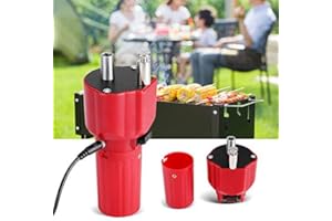 Sheens 5 V Solid Construction Barbecue Motor Grill Rotator Supporto per Barbecue Arrosto Supporto per Staffa Ottima capacità di carico con Pulsante di commutazione e Cavo USBMotori