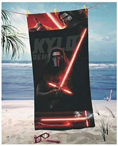Disney – Offiziell Lizenz – Star Wars – Velour Strandtuch 150 cm x 75 cm – Kylo Ren - 2