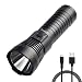 Produktbild TATTU Taschenlampe BL03 Wiederaufladbare Frontlichter 1200 Lumen LED Fahrrad Licht mit Halterung, Akku und Micro USB Ladekabel