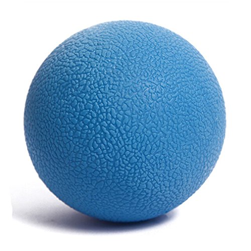Preisvergleich Produktbild HENGSONG Fitness Massage Ball für Rücken, Gesäß und kleine schwer erreichbare Triggerpunkte (Blau)