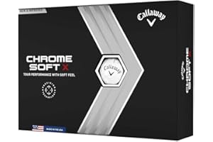 Callaway Chrome Soft X Triple Track Golf Balls, Unisex-Adult