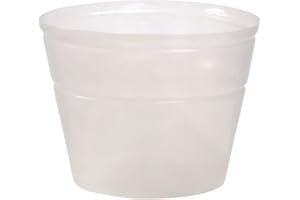 Dehner Wkład do doniczki na rośliny, elastyczny, Ø 30 cm, wysokość 22,5 cm, tworzywo sztuczne, przezroczysty