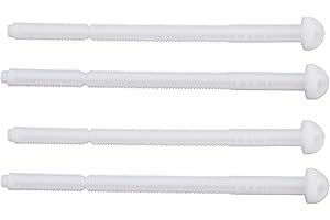 DRHOMEAM 240.074.00.1 Lot de 4 tiges de chasse d'eau murales encastrées pour WC Geberit, Delta, Twinline