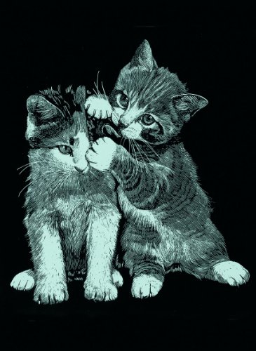 Mammut 143001 – Kratzbilder – Dauerkalender Tiere, 6 Bilder je ca. 10,5 x 14,4 cm, silber - 4